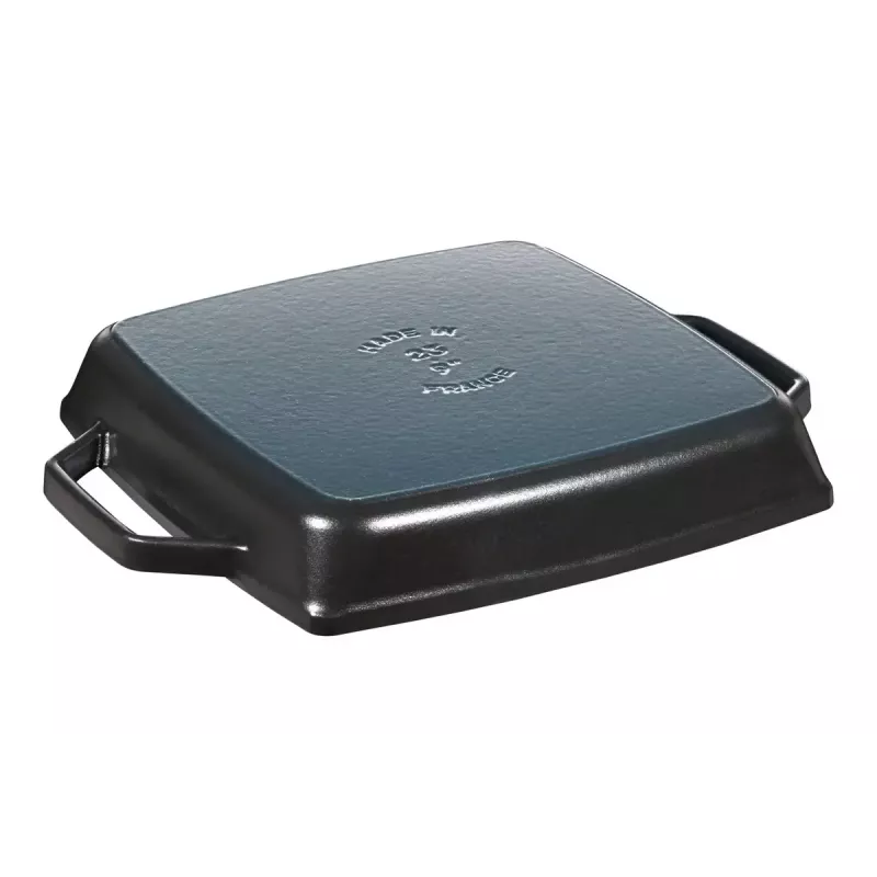 Grilovacia panvica Staub 40511-683-0 obdĺžniková čierna 348x280x43 mm