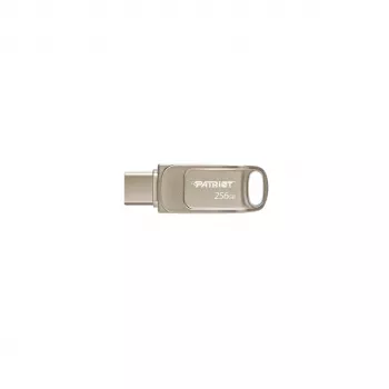 USB flash disk PATRIOT PS256GT560DS5D 256 GB USB 3.2 (USB-A/USB-C) otočný, strieborný, 120 MB/s