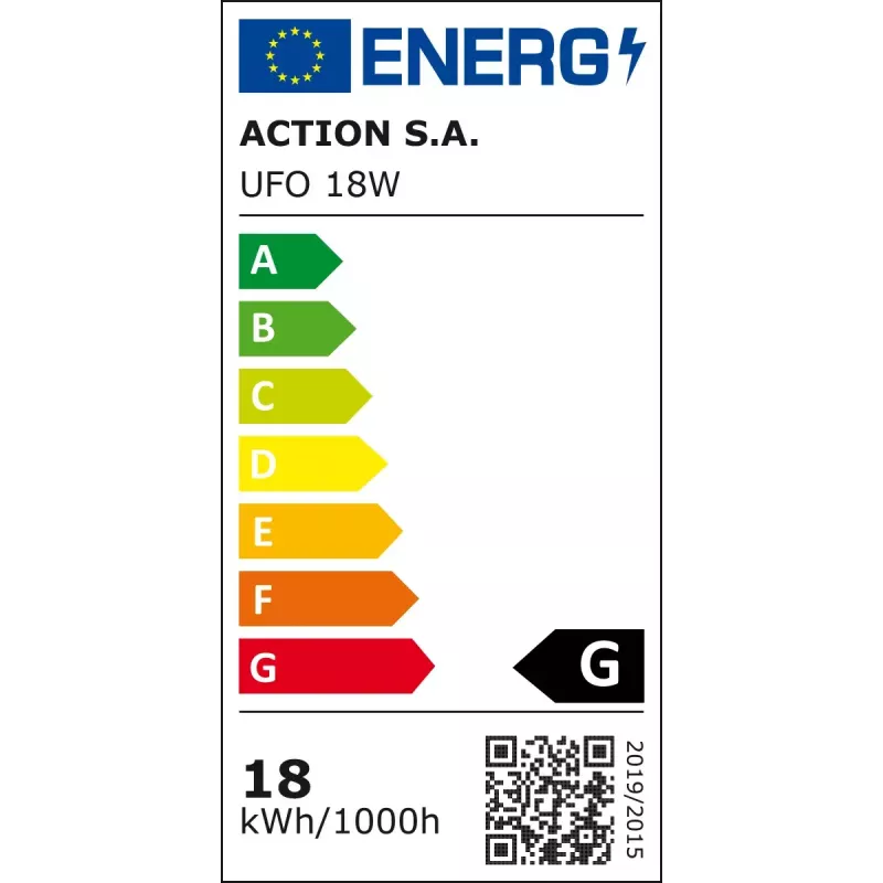 Activejet UFO moderné LED stropné svietidlo 18W