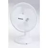 Stolný domáci ventilátor Ravanson WT-1040 — 43 cm, 3 lopatky, 3 rýchlosti, 45 W, plastové puzdro, sivý