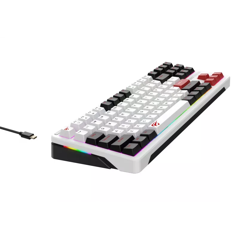 Havit KB902L herná klávesnica 80% káblová USB QWERTY 88 klávesov RGB LED