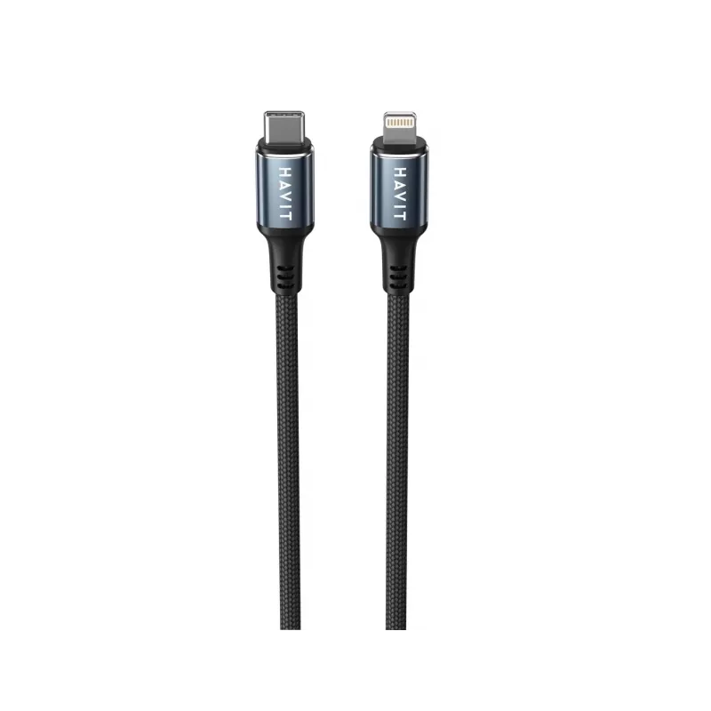 Havit CB6311 USB Type-C na Lightning kábel 1 m čierny 30 W