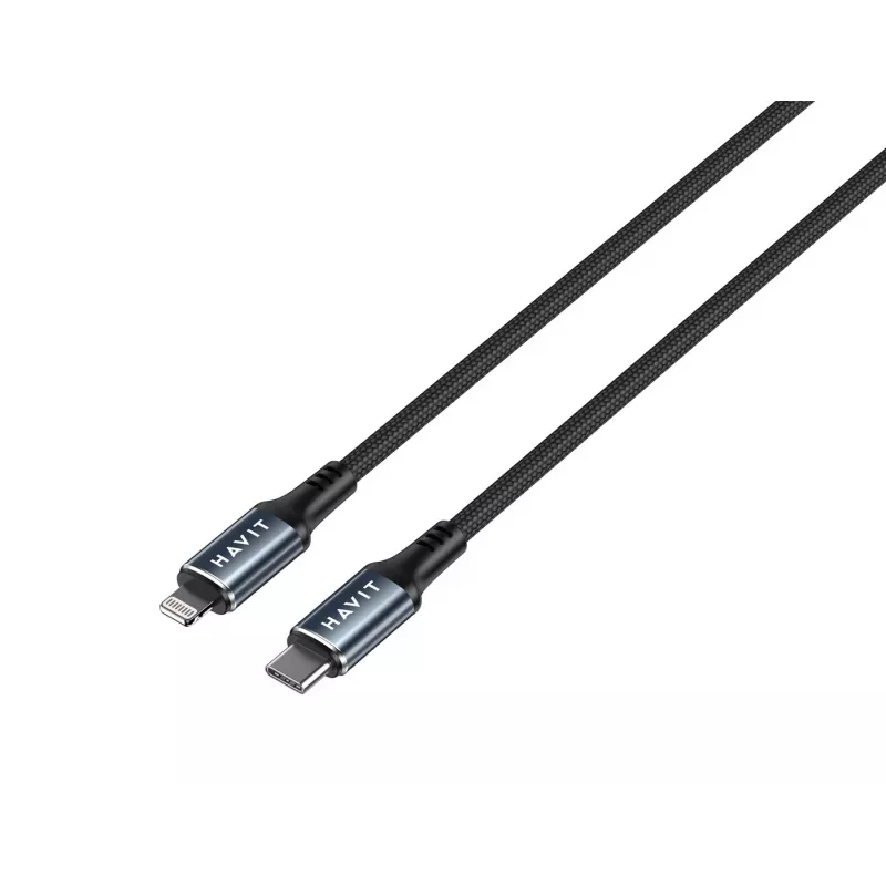 Havit CB6311 USB Type-C na Lightning kábel 1 m čierny 30 W