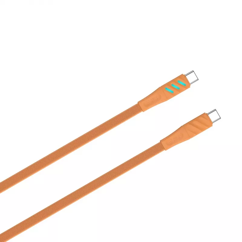 Havit CB6254 USB Type-C na USB Type-C nabíjací kábel 1 m oranžový
