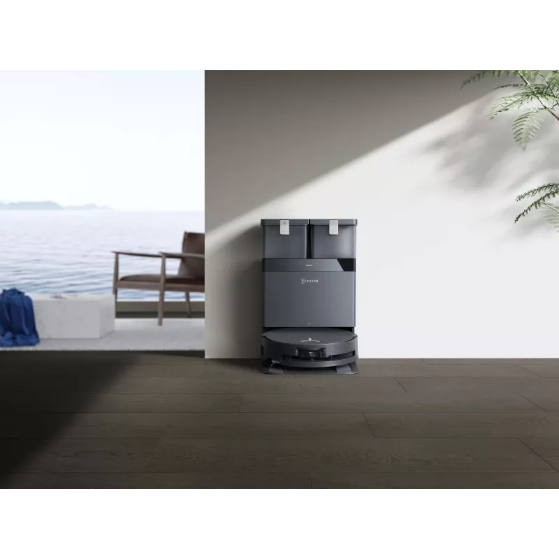 Ecovacs Deebot X8 Omni robotický vysávač so základňovou stanicou, biely