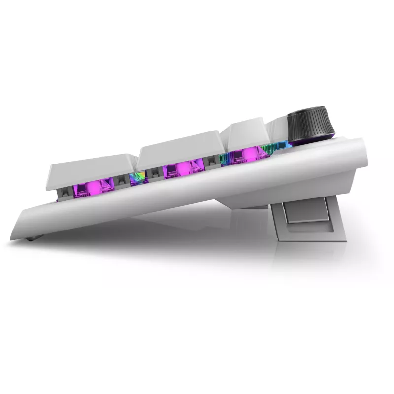 Dell | Alienware Tri-Mode AW920K | Bezdrôtová herná klávesnica | Bezdrôtová | RGB LED osvetlenie | US | Bluetooth | Lunar Light | Numerický blok | CHERRY MX Red | Bezdrôtové pripojenie