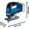 Elektrická priamočiara píla Bosch GST 18V-125 B Professional