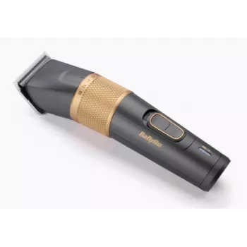 Zastrihávač vlasov BaByliss E987E Gold Granite – nabíjateľná Li-Ion batéria, 8 stupňov dĺžky, 0,6 mm – 28 mm, vodotesný