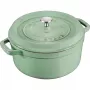 Staub okrúhly liatinový hrniec na dusenie 5,2 L, mäta – La Cocotte 26 cm