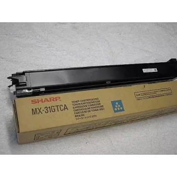 Tonerová kazeta Sharp MX-31GTCA 10000 strán azúrová