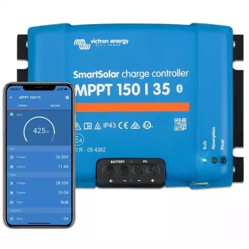 MPPT solárny regulátor Victron Energy SmartSolar 150/35 – 150 V vstup, 35 A výstup