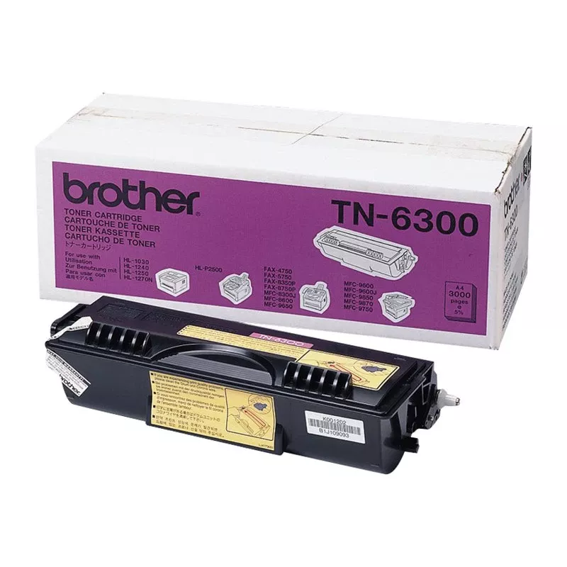 Brother TN-6300 tonerová kazeta, čierna, 3000 strán