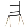 TV príslušenstvo podlahový stojan 55-86/BLK/WOOD TVS-86F-01-BK Gembird