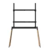 TV príslušenstvo podlahový stojan 55-86/BLK/WOOD TVS-86F-01-BK Gembird