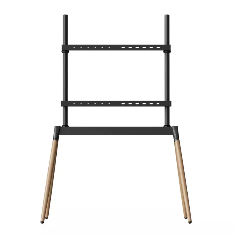 TV príslušenstvo podlahový stojan 55-86/BLK/WOOD TVS-86F-01-BK Gembird