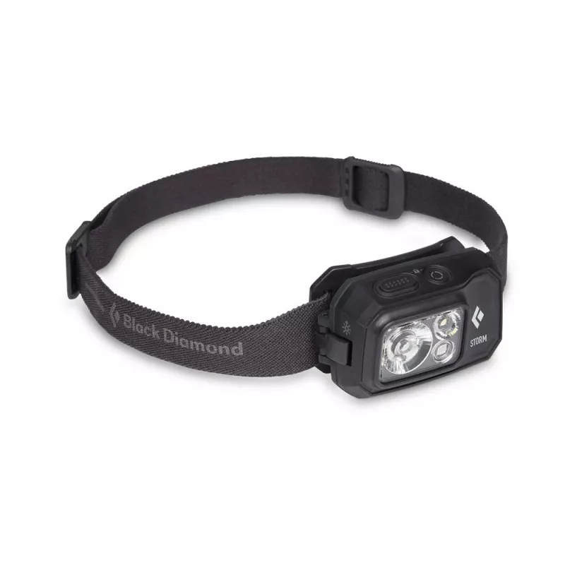 Black Diamond Storm 450 čierna, červená čelová lampa