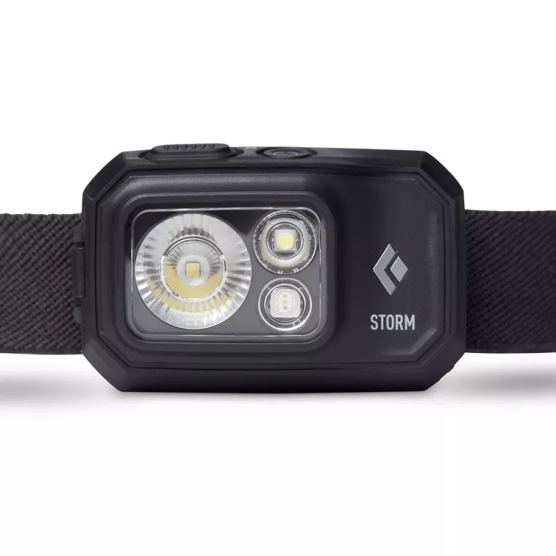 Black Diamond Storm 450 čierna, červená čelová lampa