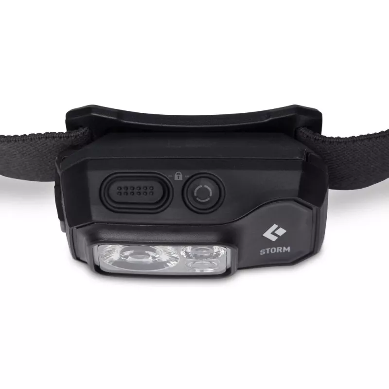 Black Diamond Storm 450 čierna, červená čelová lampa