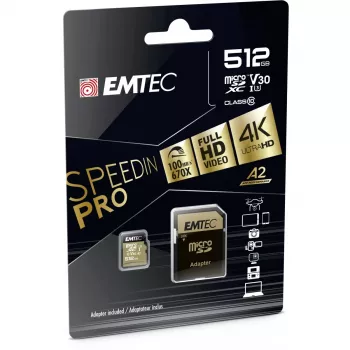 Pamäťová karta Emtec 512GB MicroSDXC UHS-I ECMSDM512GXC10SP