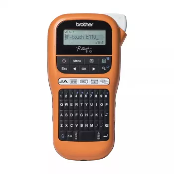 Tlačiareň etikiet Brother PT-E110VP termotransfer farba 180 x 180 DPI 20 mm/s TZe QWERTY