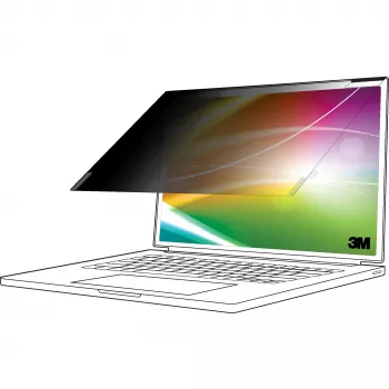 3M - filter proti zvedavým pohľadom pre notebook - jasná obrazovka - samolepiaci - 34,2 cm (13.5) - pre Microsoft Surface Laptop (13.5), Laptop 2 (13.5) (7100287810)