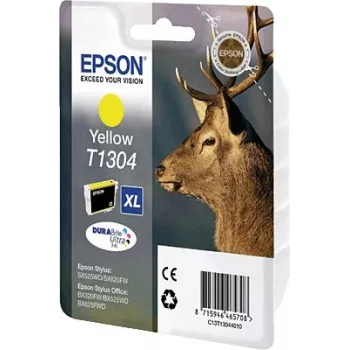 Epson Ink 1LB T1304 atramentová kazeta žltá extra vysoká kapacita 10,1 ml balenie 1 ks blister bez alarmu - DURABrite Ultra Ink