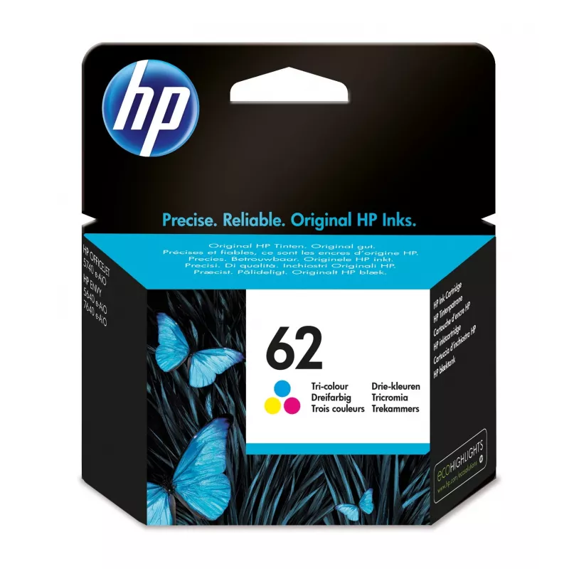 HP 62 trikolórová atramentová kazeta blister