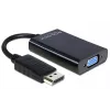 Delock adaptér DisplayPort konektor samec > VGA 15-pin konektor samica - DisplayPort adaptér - DisplayPort (M)