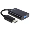 Delock adaptér DisplayPort konektor samec > VGA 15-pin konektor samica - DisplayPort adaptér - DisplayPort (M)