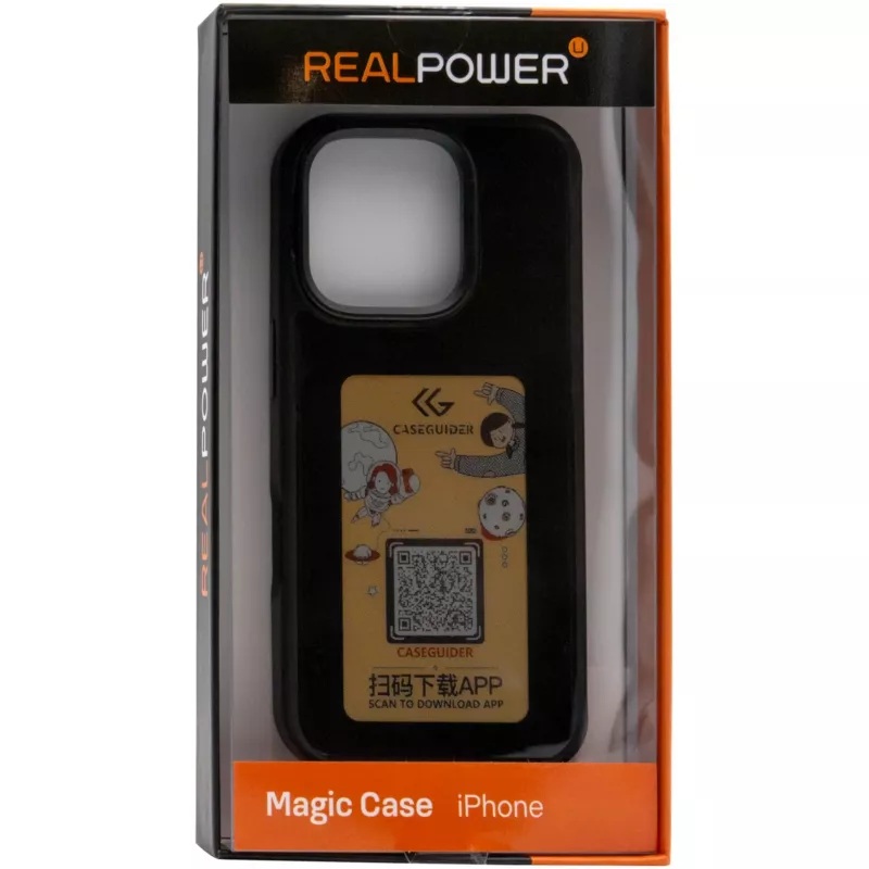 Puzdro RealPower 504408 pre iPhone 16 Pro Max 17,5 cm čierne