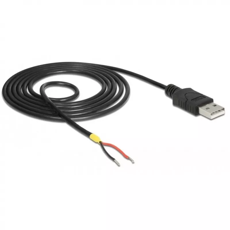 DELOCK kábel USB 2.0 Type-A samec > 2x voľné konce kábla