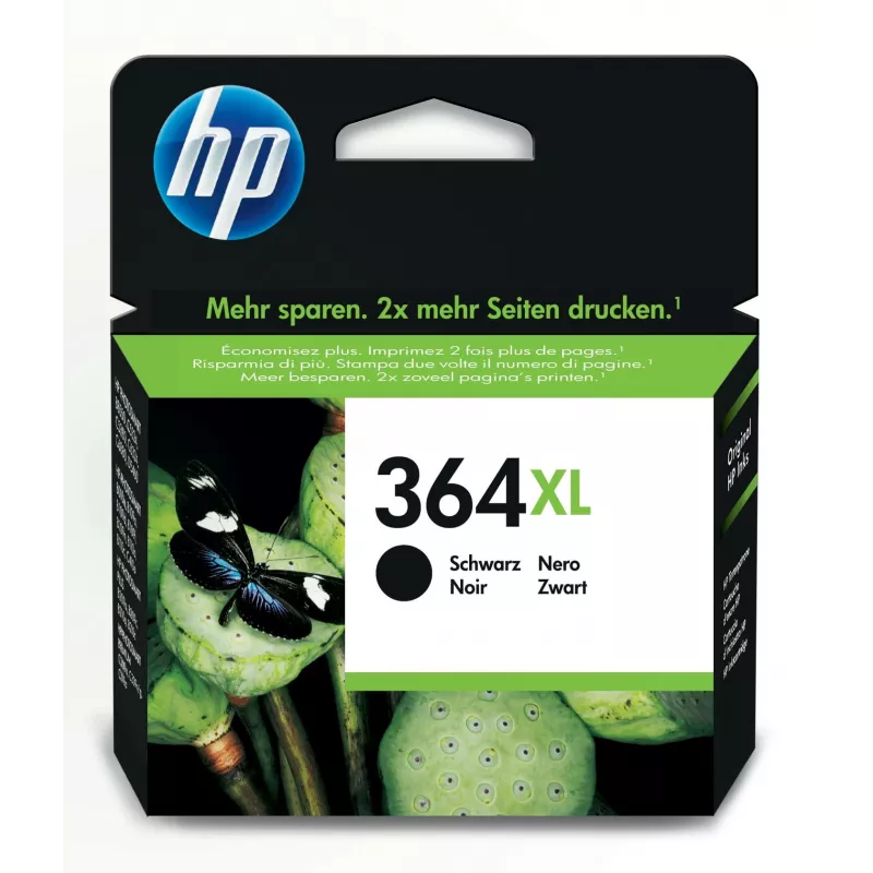 HP 364XL High Yield čierna originál atramentová kazeta