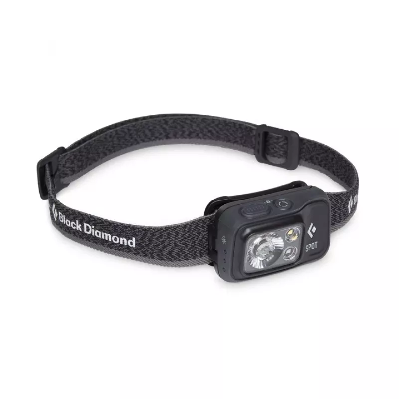 Black Diamond Spot 400 čierna, červená čelová lampa LED