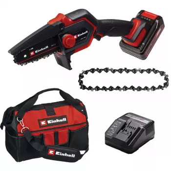 Akumulátorová pílka na konáre Einhell GE-PS 18/15 Li 18 V Li‑ion 2.5 Ah, vodiaca lišta 150 mm