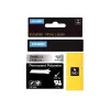 DYMO 19 mm RHINO Permanent Polyester - čierna na sivej - polyester - D1 - Belgicko - box (S0718200)