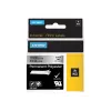 DYMO 19 mm RHINO Permanent Polyester - čierna na sivej - polyester - D1 - Belgicko - box (S0718200)