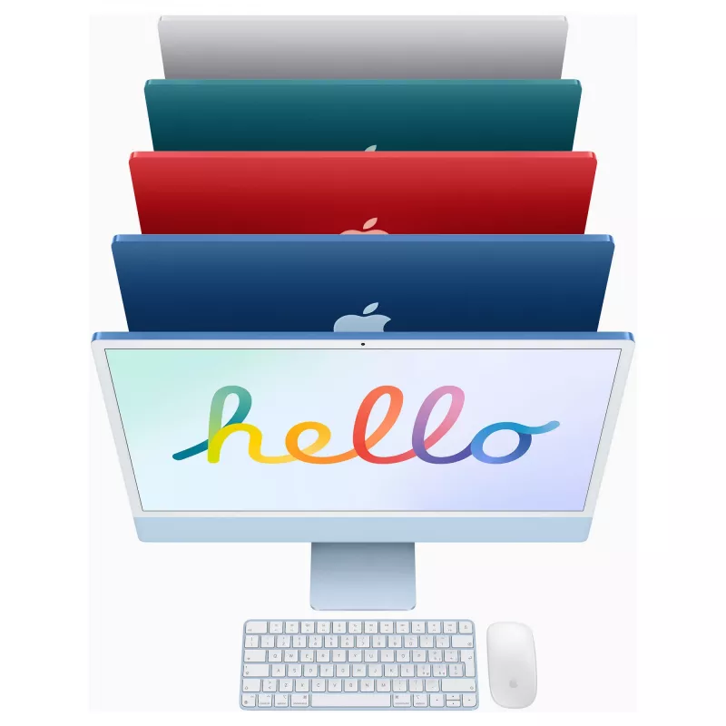 iMac – 24 palcov – M1 – 8-jadrový CPU / 7-jadrový GPU – 8 GB RAM – 256 GB SSD – ružová