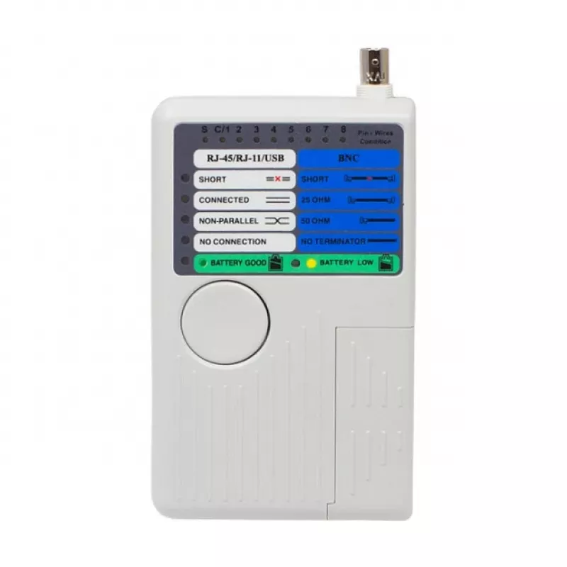 Alcasa GC-N0097 tester sieťových káblov UTP/STP tester káblov sivý (GC-N0097)
