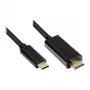 Good Connections GC-M0101 – 2 m – HDMI typ A (štandard) – USB Type-C – konektor samec – konektor samec – rovný