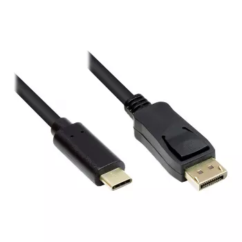 Good Connections GC-M0105 - 1 m - USB Type-C - DisplayPort - konektor samec - konektor samec - rovný
