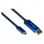 Alcasa 4812-CSF010B 1 m adaptérový kábel USB-C - 1 m - USB Type-C - DisplayPort - konektor samec - konektor samec - rovný (4812-CSF010B)