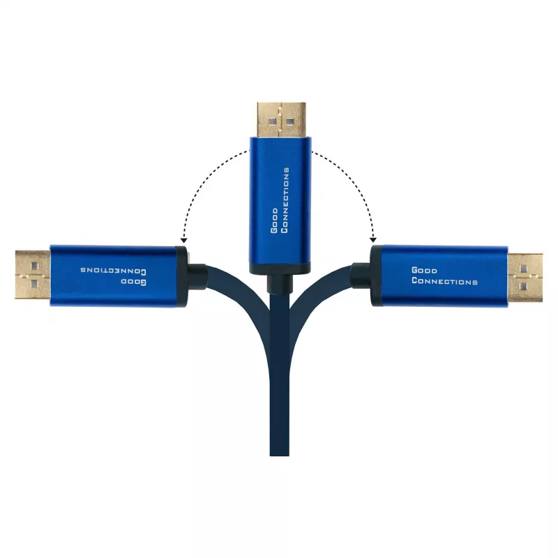 Alcasa 4812-CSF015B 1,5 m adaptérový kábel USB-C na DisplayPort, konektor samec - konektor samec, rovný (4812-CSF015B)