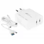 Good Connections GC USB rýchlonabíjačka 140W GaN technológia, 2x USB-C, PD 3.1, QC 5.0, PPS biela –• USB rýchlonabíjačka 140W• pre smartfóny