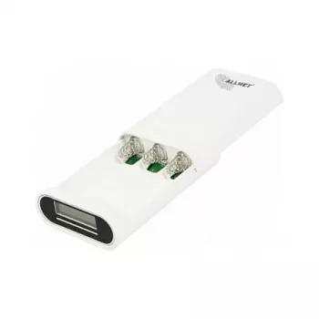 ALLNET powerbanka 18650 3,7V balenie 3 ks biela ALL-PB104 – batéria – Micro (AAA)