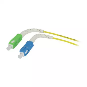 Synergy 21 optický 1-vláknový patch kábel 1,0 m SC-SC(APC) – 9/125u – OS2 – G657A2 – AD=2mm – flexibilná ochranná priechodka (S215731)