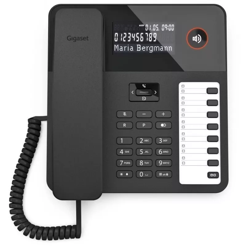 Gigaset Desk 600 čierny - int. tovar (S30350-H224-C101)