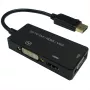 12993153, 0,1 m, DisplayPort, VGA D-Sub + HDMI + DVI, konektor samec, konektor samica, rovný