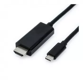 11.99.5841, 2 m, HDMI Type-A Standard, USB Type-C, konektor samec, konektor samec, rovný