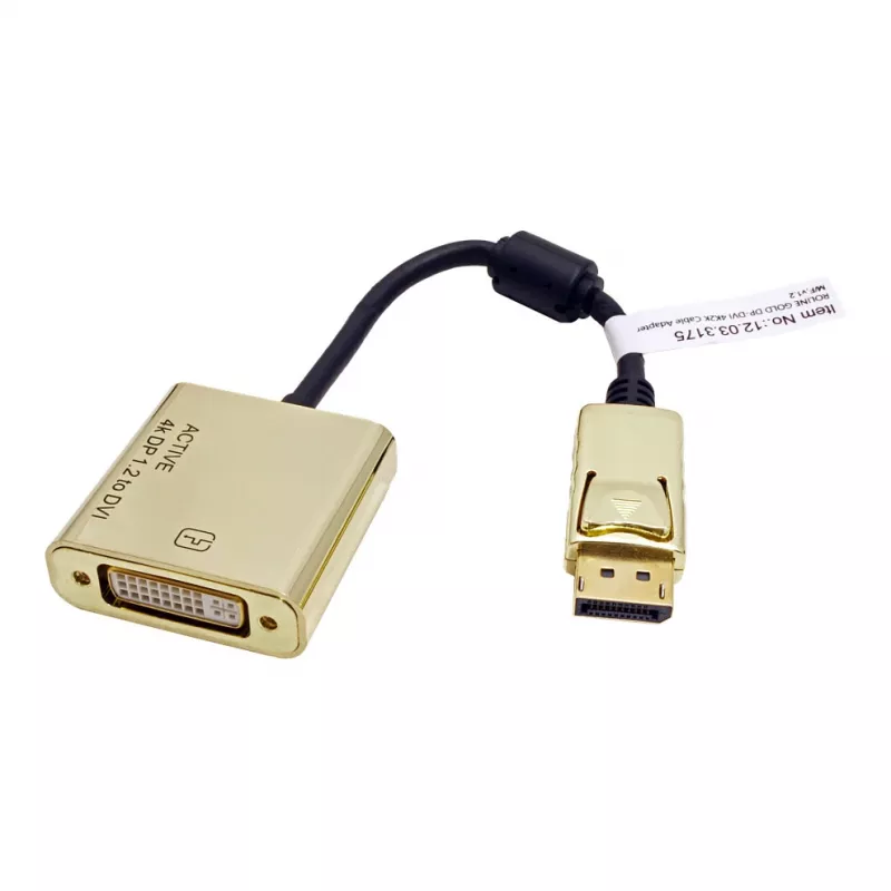 ROLINE Gold - DisplayPort adaptér - Dual Link - DisplayPort (M)