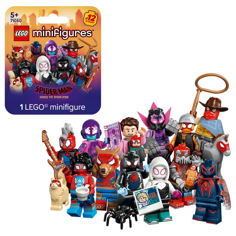 71050 minifigúrky Spider-Man: Across the Spider-Verse, stavebná hračka, triedený artikel, jedna figúrka